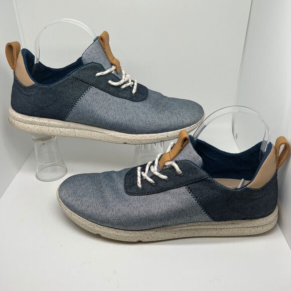 Toms Cabrillo Women Blue Lace Up Lifestyle Sneakers Shoe Lace Up Size 11 - Picture 3 of 11